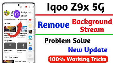iqoo z9x background stream not working problem fix,iqoo Z9x smart sidebar background stream features