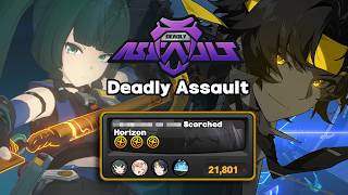 Qingyi/Nicole/Harumasa vs. Scorched Horizon - Deadly Assault | Zenless Zone Zero (ZZZ) 2.8