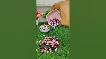 Satisfying Reverse Beads ASMR || Colouring Balls Reverse Video #reverse #satisfying #asmr