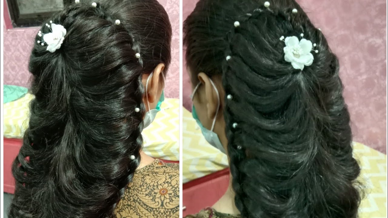 Elegant Wedding Hairdo for Long Hair