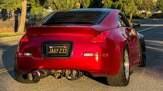TURBO 350z SOUND COMPILATION!!! *INSANE TURBO FLUTTER!*