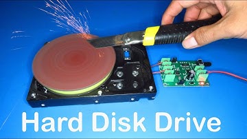 How to make mini sanding machine using old Hard Disk Drive HDD