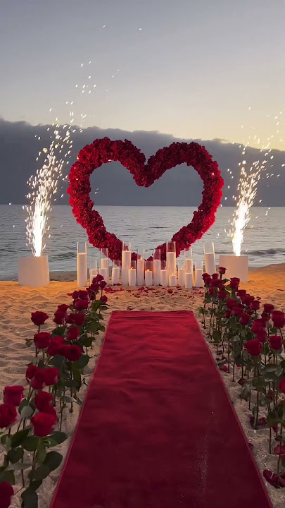The Most Romantic Proposal You’ve Ever Seen… via: @eventsbyamore_ on IG #wedding #weddingshorts