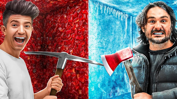 100 Layers of CANDY vs ICE!
