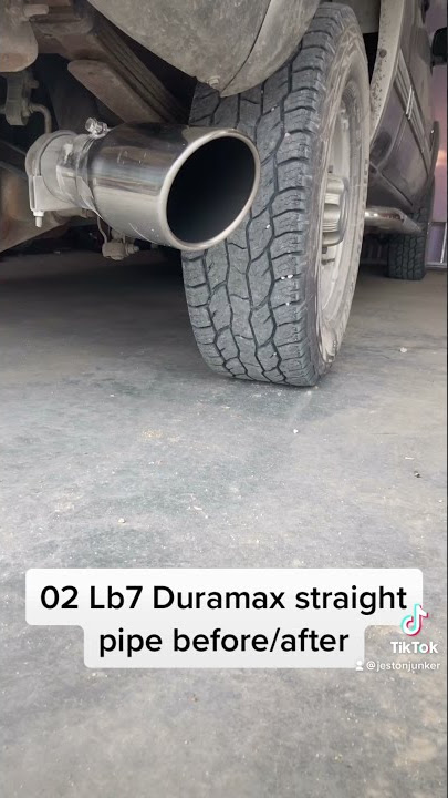 2002 Duramax Straight Pipe