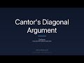 Cantor's Diagonal Argument