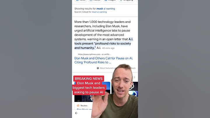 ELON MUSK & Top Tech CEOs Agree to PAUSE AI (Breaking News)