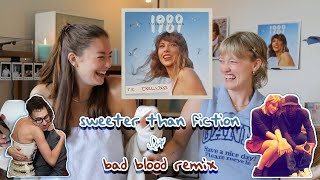 Reaction: Sweeter Than Fiction, Bad Blood Remix + VOICE MEMOS 🩵