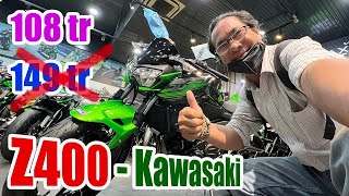 Gom lúa mua xe PKL Kawasaki Z400 giá rẻ, chỉ có 108 triệu thay vì 149 tr