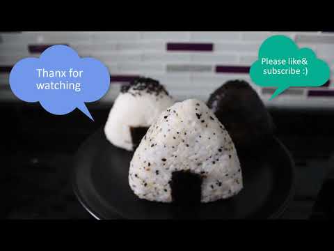 ONİGİRİ yapımı (おにぎり)(주먹밥) How to make ONİGİRİ (rice balls)?