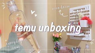temu unboxing | room decor, everyday items ✨