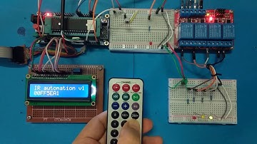 Atmega16 infrared home automation demo