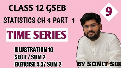 9 | 4 yearly moving average | chapter 4 time series |  gseb | stat gujarat board |part 1 stat |