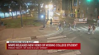 Metro police releases surveillance video of missing college student Riley Strain