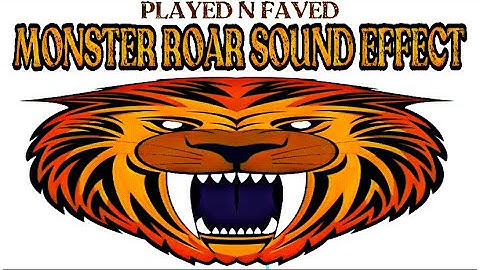 Monster Roar Sound Effects / Sounds Of Various Monsters Load Roars For Video Edits / Royalty Free
