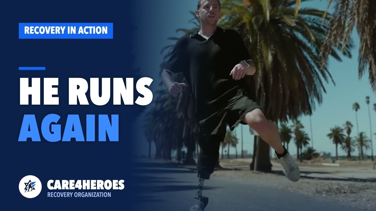 He Runs Again: Testing a New Prosthetic Leg
