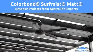 Colorbond® Surfmist Matt Bespoke Cladding solution
