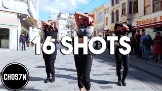 [KPOP IN PUBLIC TURKEY] BLACKPINK (블랙핑크) '16 Shots' Dance Cover by CHOS7N Resimi