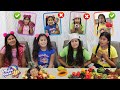 JP ensina pra Maria Clara e suas amigas que frutas são melhores que doces😋