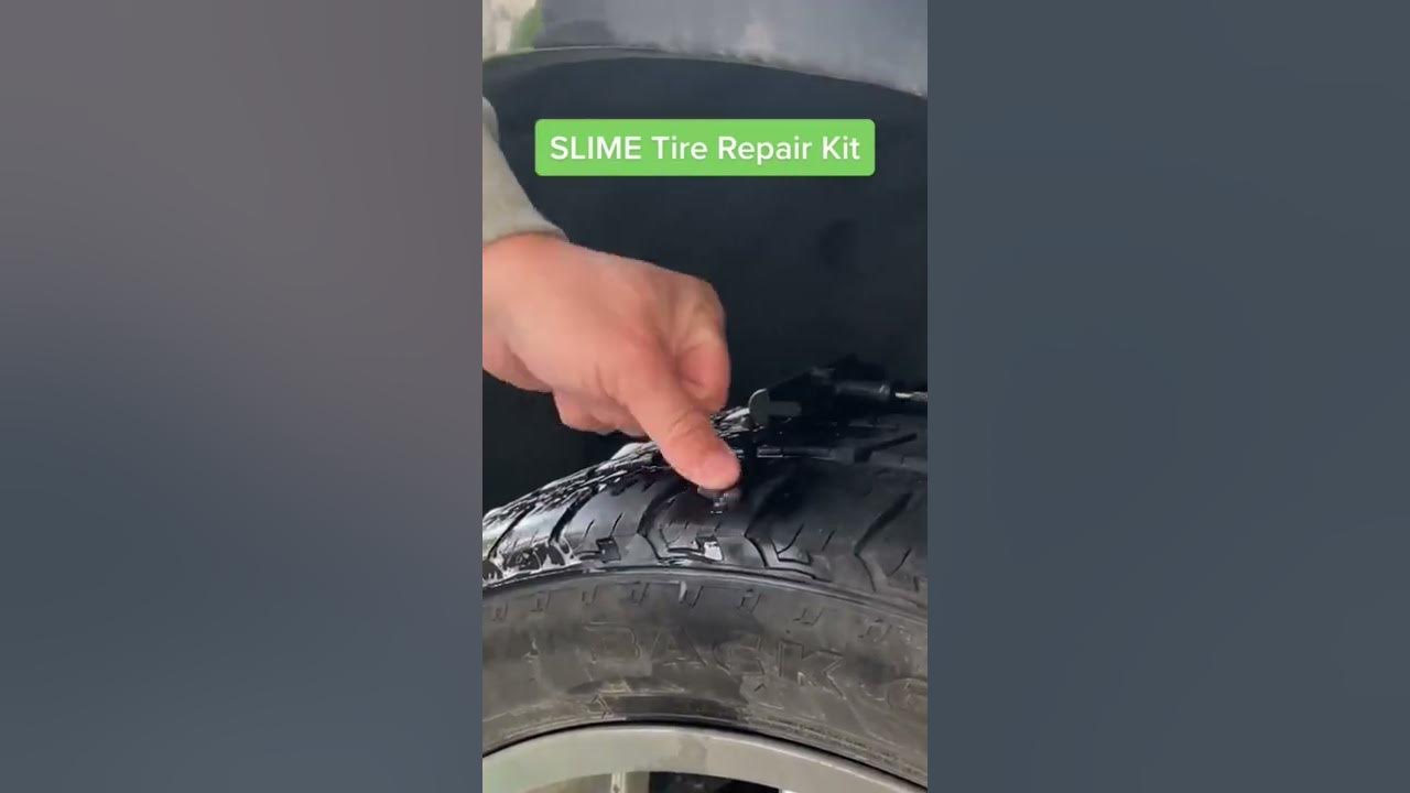 How to Patch/Plug Hole in Tire Using Tire Repair Kit - Easy Fix - YouTube