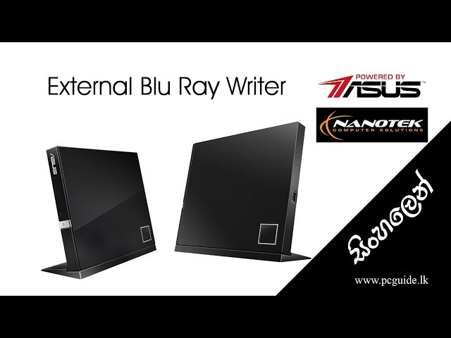 Asus External Blu Ray Writer Unboxing & Review සිංහලෙන් class=