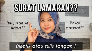 Should I type or handwrite my application letter? ||| Job Application Tips