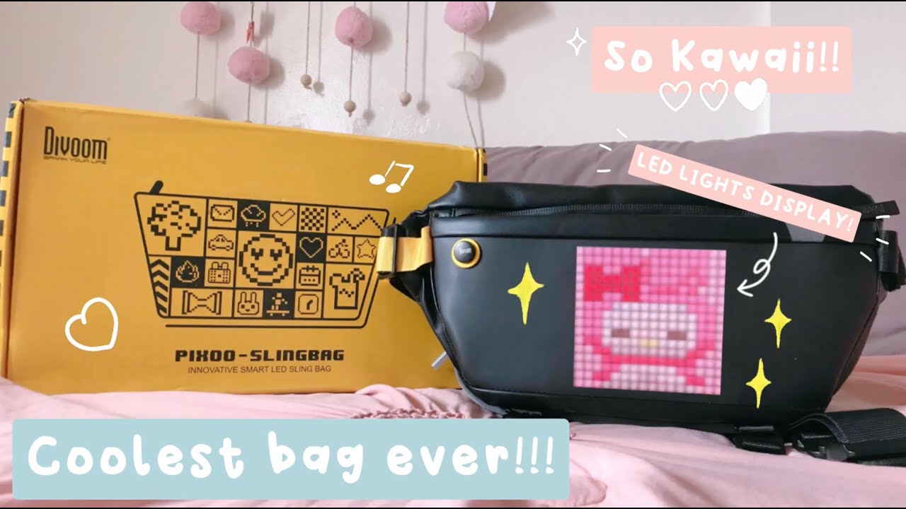 DIVOOM PIXOO SLINGBAG REVIEW!!! *AMAZING*