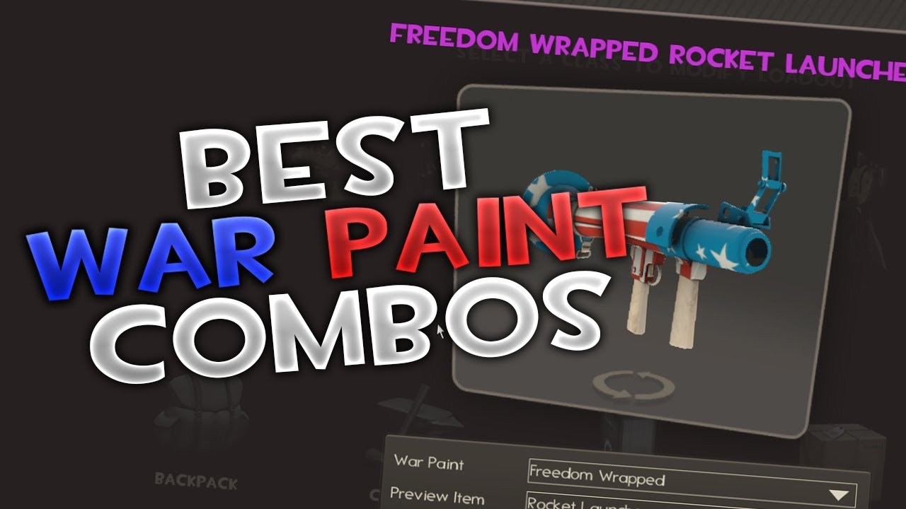 [TF2] BEST WAR PAINT COMBOS! (Themed War Paint Combos!) YouTube