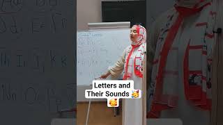 letters and their sounds #التأسيس #للمبتدئين #phonics #shortvideo #english #sounds #alphabet