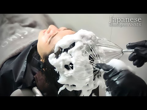 ASMR 脳がゾクゾクする。炭酸シャンプー&頭皮マッサージで癒します。