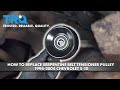 How to replace Serpentine Belt Tensioner Pulley 1994-2004 Chevrolet S10