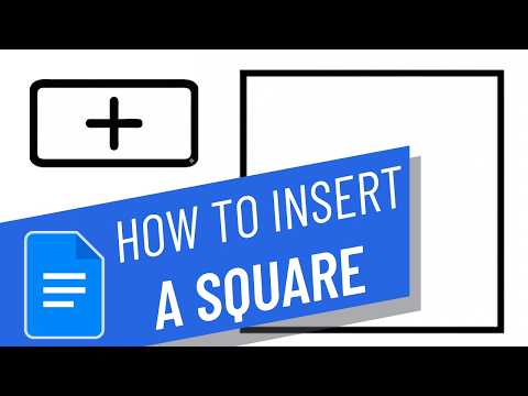 How to insert square in google docs
