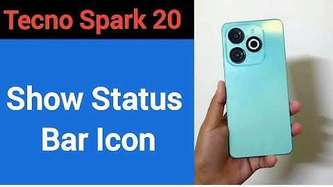 How to show status bar icon Tecno Spark 20, status bar icon Kaise lagaen