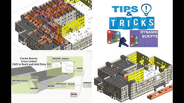 Create Rooms from CAD in Revit Using Dynamo | 7D BIM Data for FM & Operations