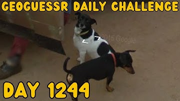 Afternoon Video! Geoguessr daily challenge day 1244!
