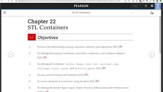 Daniel Liang C++ Sections 22.1 and 22.2