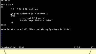 Unix Shell Scripting Loop Part 6