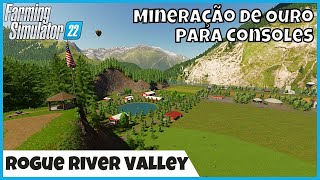 FS22 Mapas | Rogue River Valley Mineração de Ouro Feijão Preto e Mais Produções Farming Simulator 22