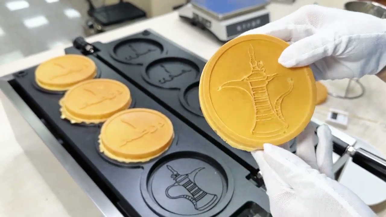 Cheese Coin Bread Machine Arabic Coin Pancake Machine For Small Business