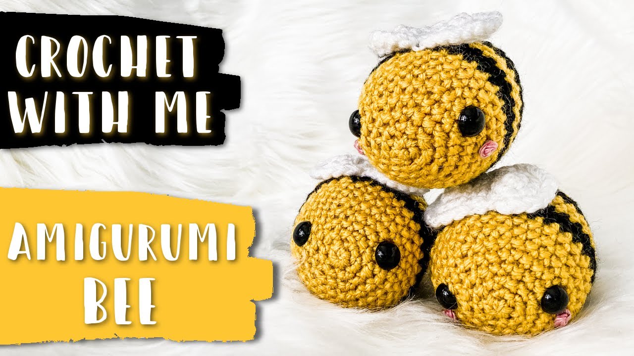 Learn to Crochet Kit for Beginners Adults with Step-by-Step Video Tutorials; Crochet Supplies to Make 4 Cute Amigurumi Animals; Crochet Bee, Chick