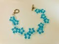 Blossom Beaded Bracelet or Necklace.DIY Beaded Bracelet