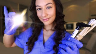 ASMR Ear Cleaning, Ear Exam & Hearing Test | Medical Roleplay