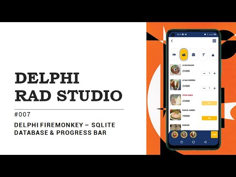 007   Delphi Android Firemonkey – SQLite Database & Progress Bar