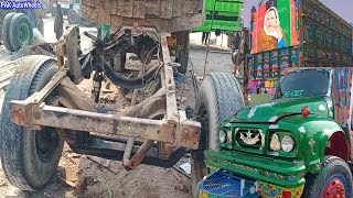 Bedford old Truck cargo six wheeler Restoration and Paint work | Pakistani Truck art