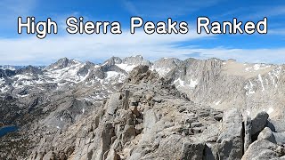 Best High Sierra Peaks for Scramblers Ranked by Difficulty