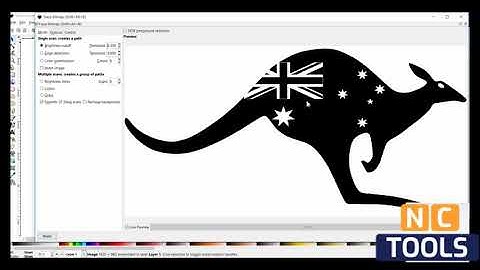 Inkscape how to create dxf from an image