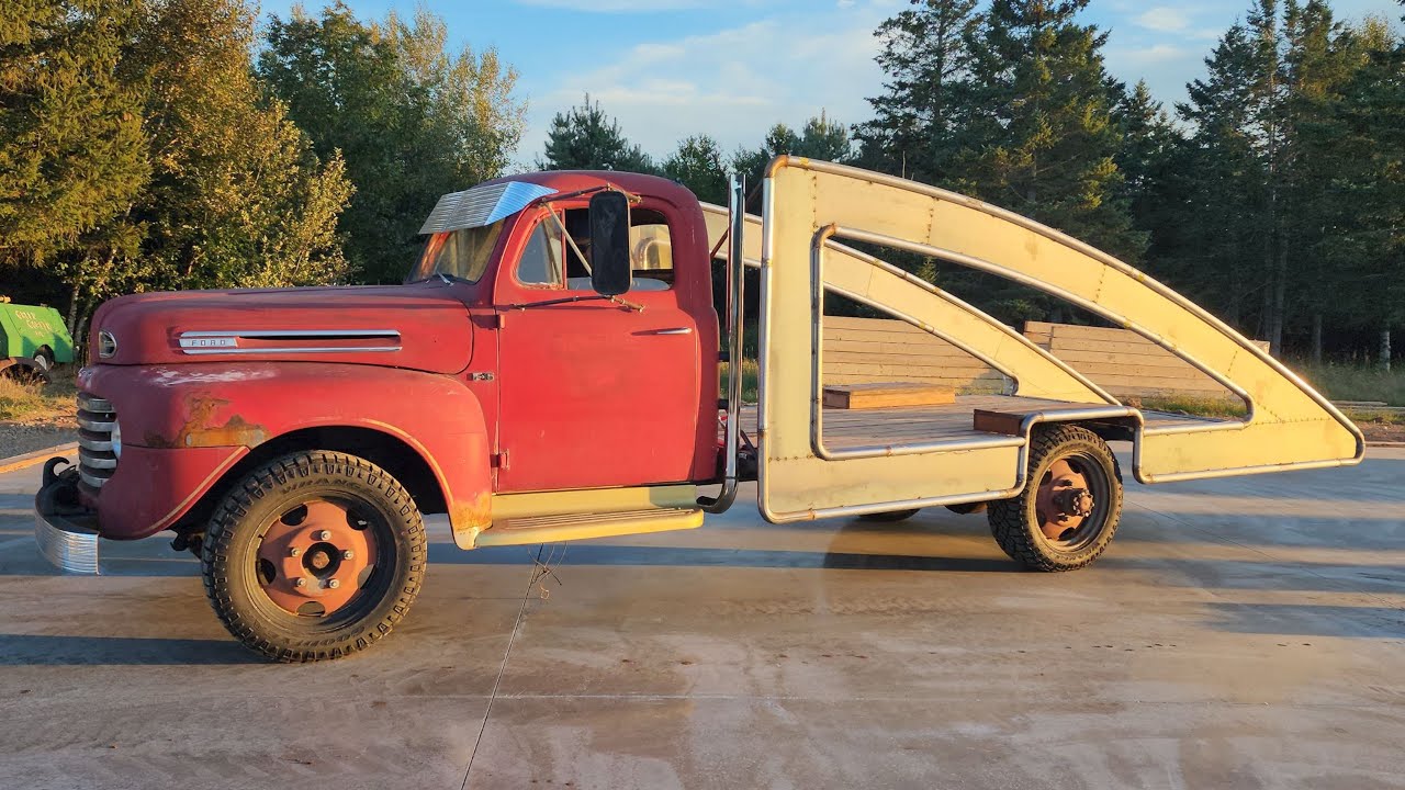 Bad Chad test drives the 1948 Ford Concept Car Hauler 😳 YouTube