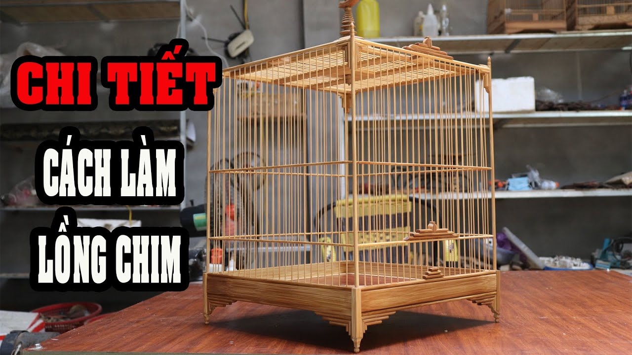 Full video cách làm lồng chim kĩ