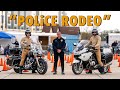 Police motorcycle competition bmw r1200 rtp vs harleydavidson road king  common tread xp