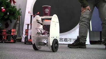 DFRobot 2-wheel self balancing robot test 1